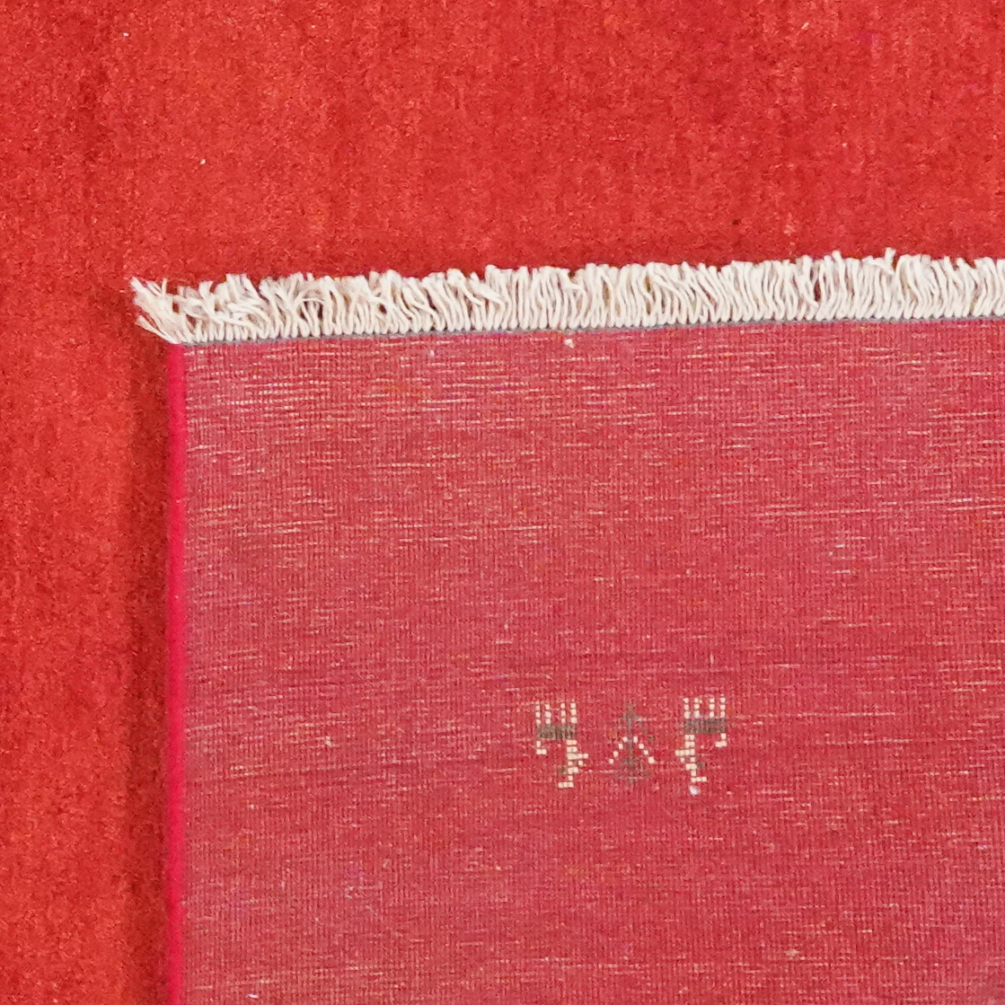 Gabbeh Rug Wool Red 4