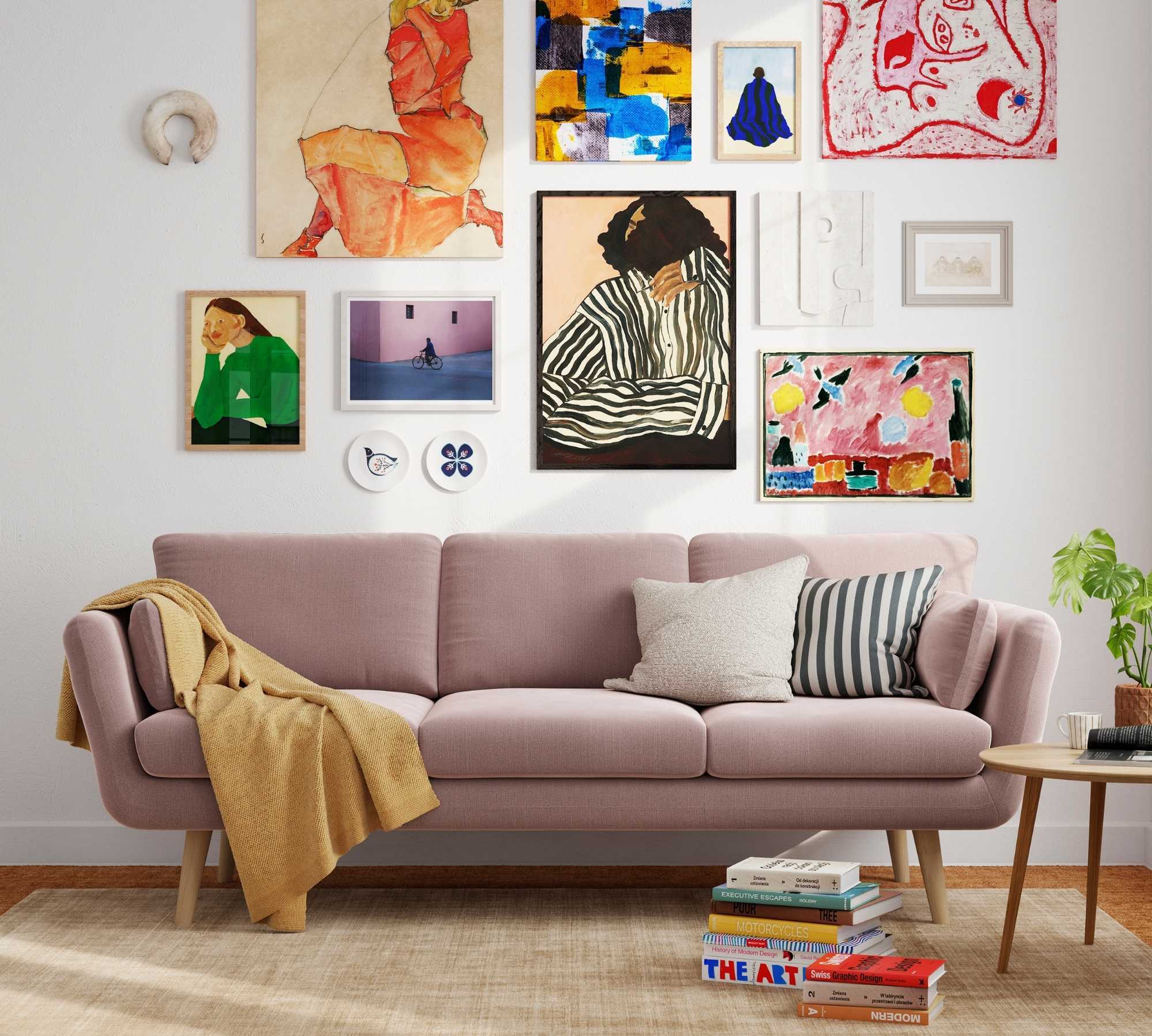 Sigrid Sofa 3-Sitzer Velour Lux Navy 4