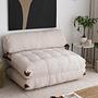 Fold Velvet 2 Sofa bed 2-seater White 1