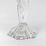 Vintage candlestick crystal glass 1970s 4