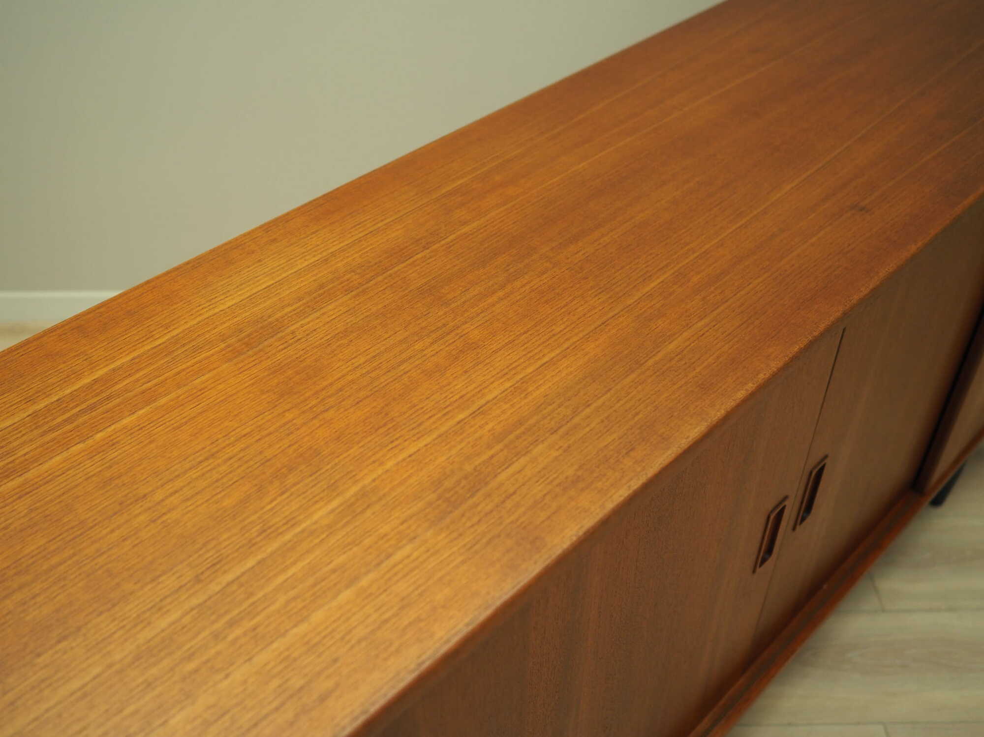 Vintage Sideboard Teakholz Braun 1970er Jahre 8