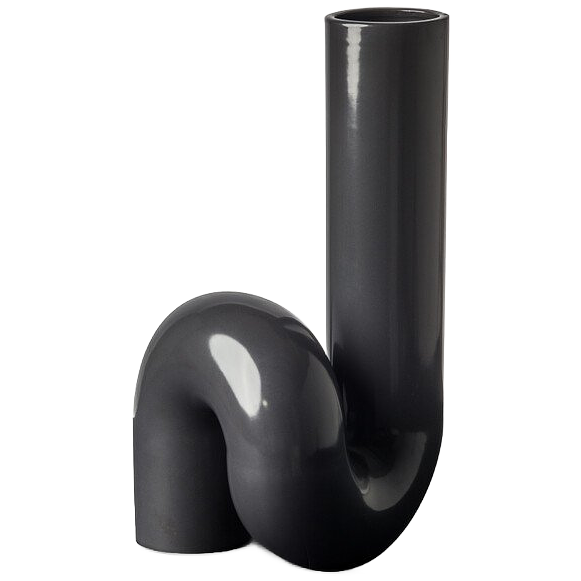 Yourtube Vase Keramik Schwarz 0