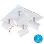 Ceiling Light Run 4-Light Iron White 4