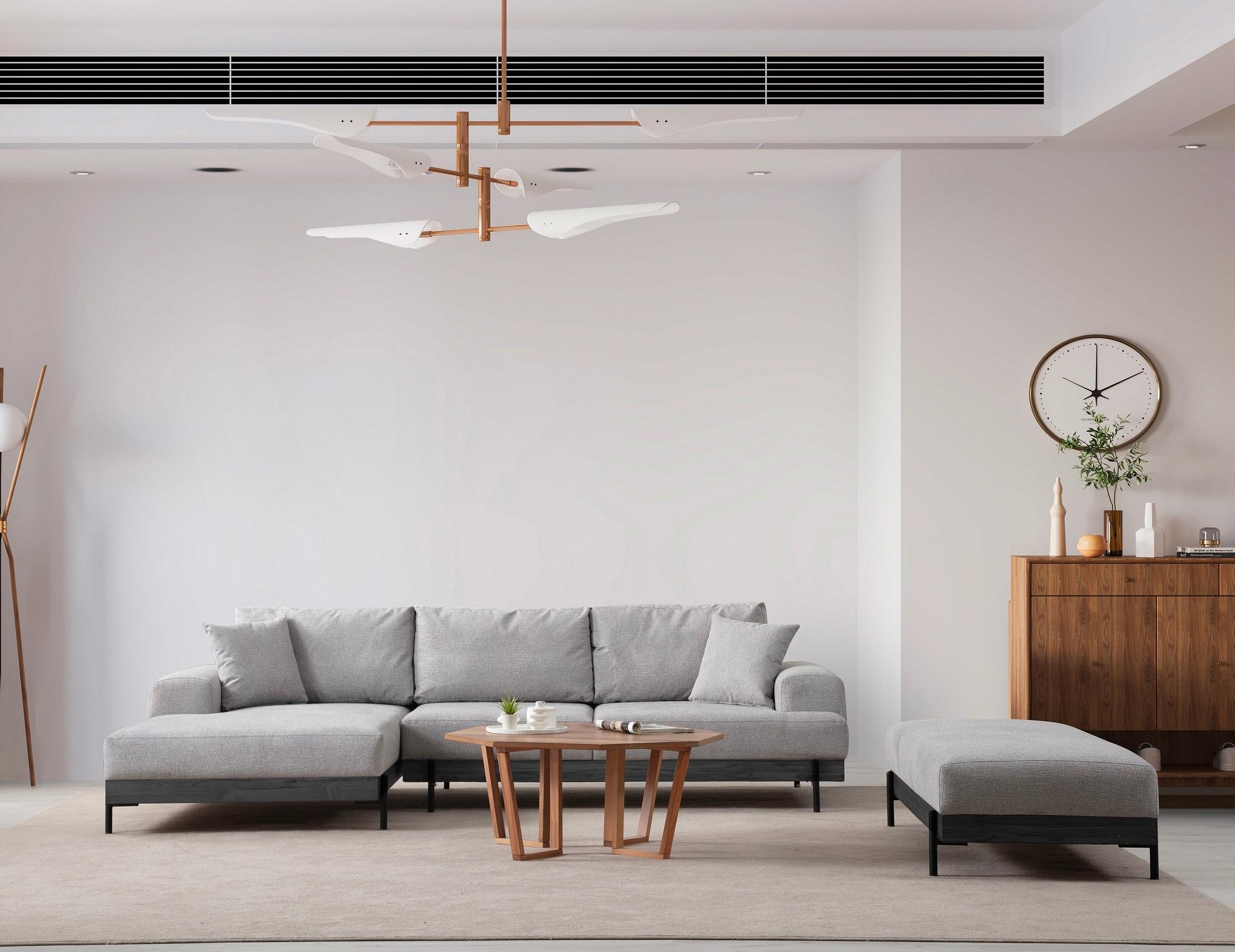 Eti Black Ecksofa Links Grau 2