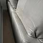 Ecksofa Leder Grau 4