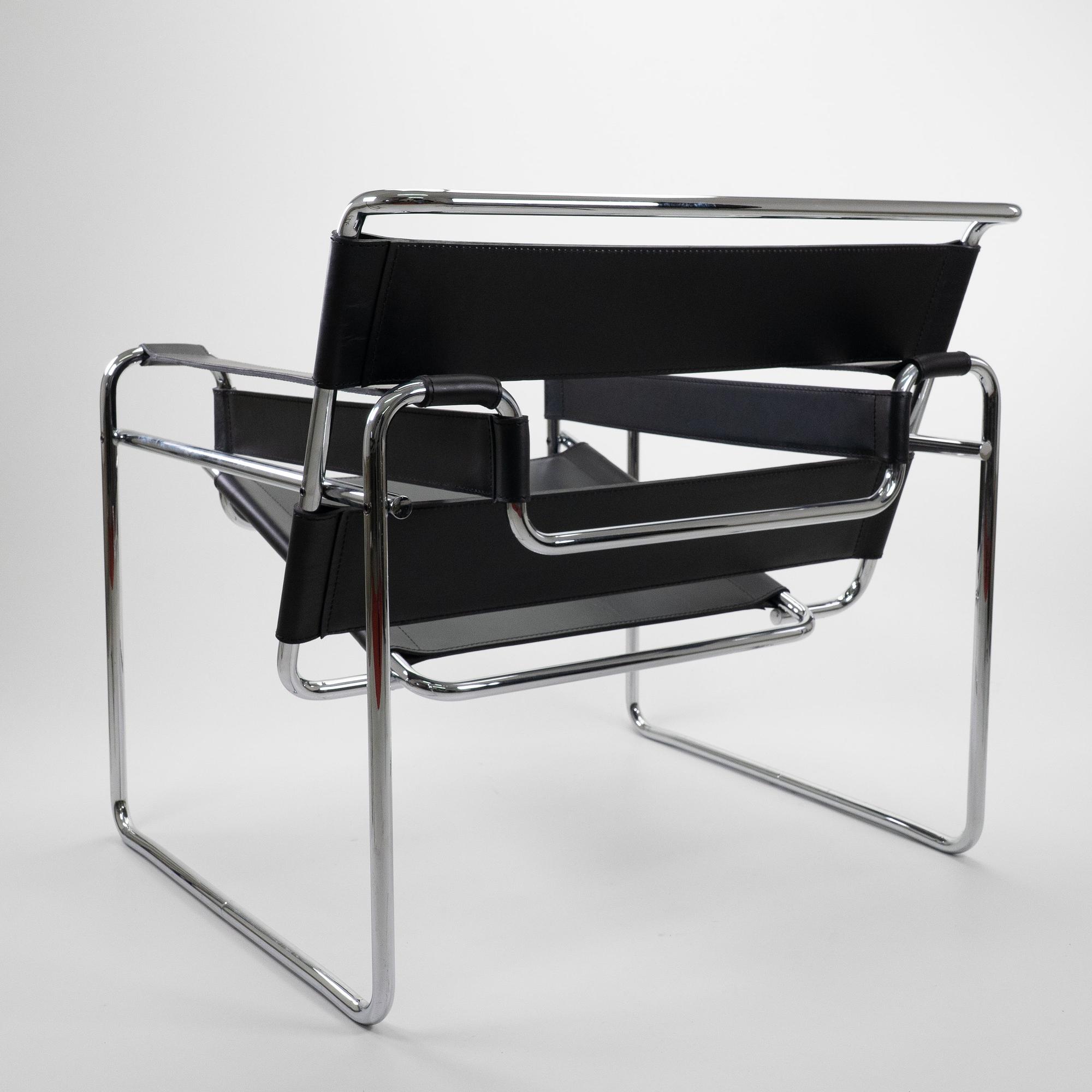 Wassily Sessel Chrom Schwarz 2
