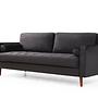 Rome Sofa Schwarz 4