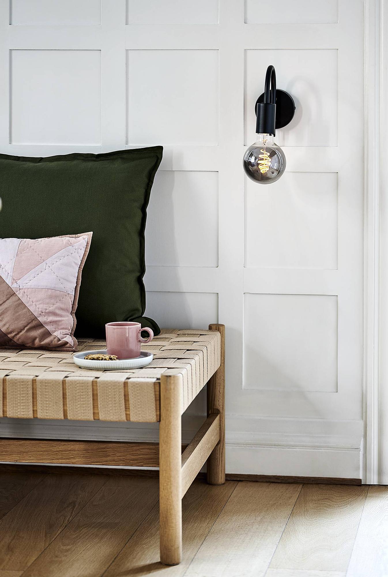 Paco Wandleuchte 1-Flammig Stahl Schwarz  2