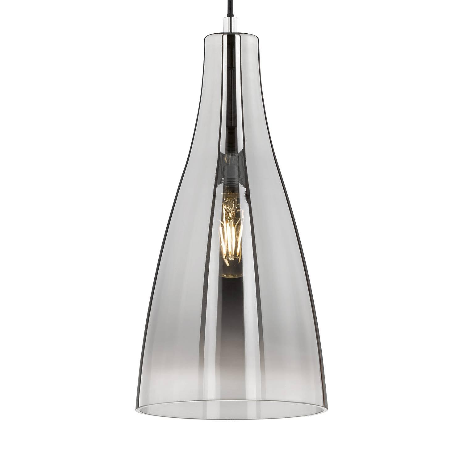 Pendelleuchte Zeal III Spiegelglas Silber 1