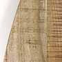 Ovale Tischplatte Mangoholz 3