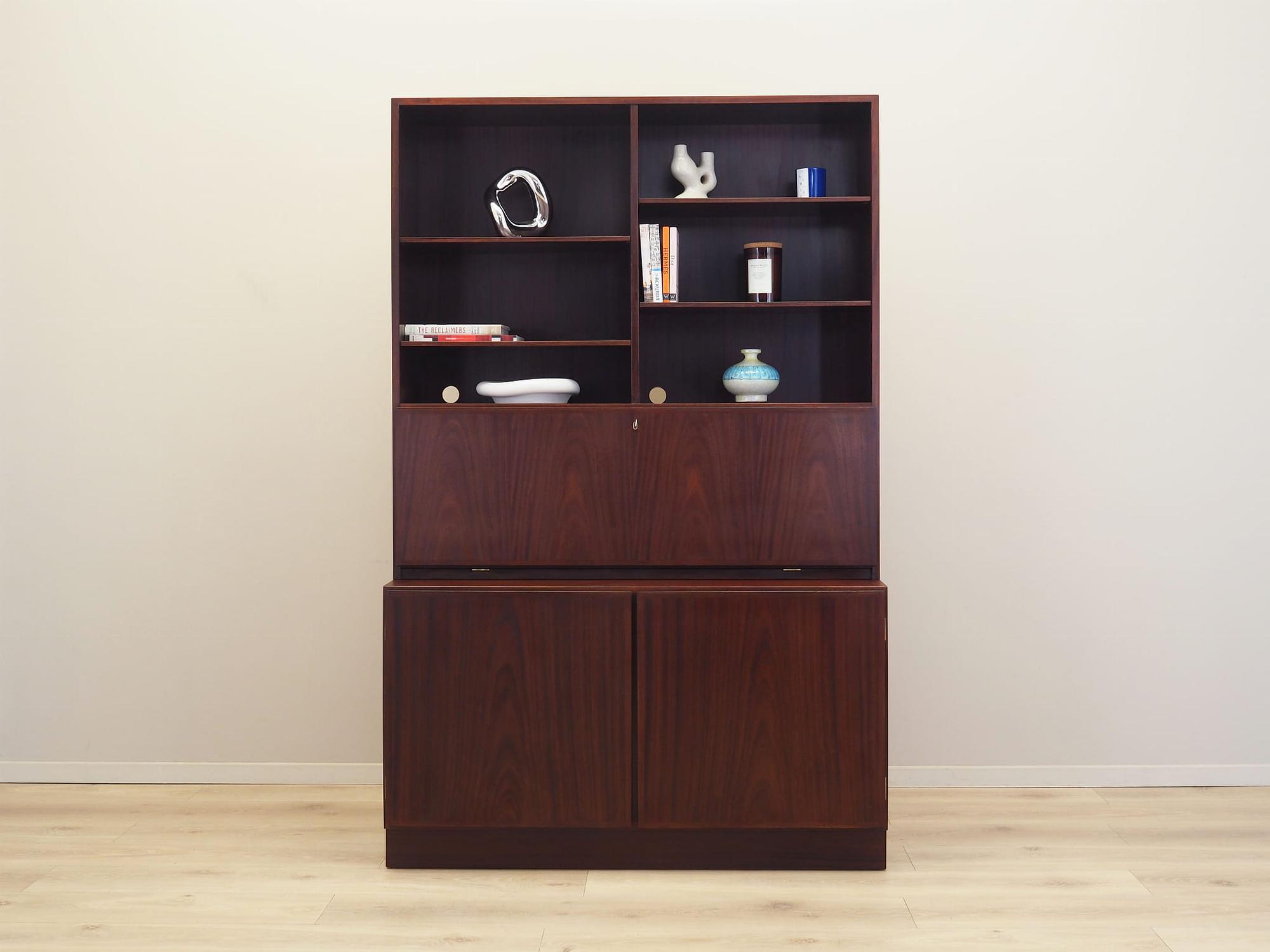 Mahogany bookcase 1970s 1
