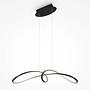Curve LED-Pendelleuchte Aluminium 1-flammig 2
