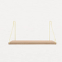 Shelf Regal Holz Messing Gold 0