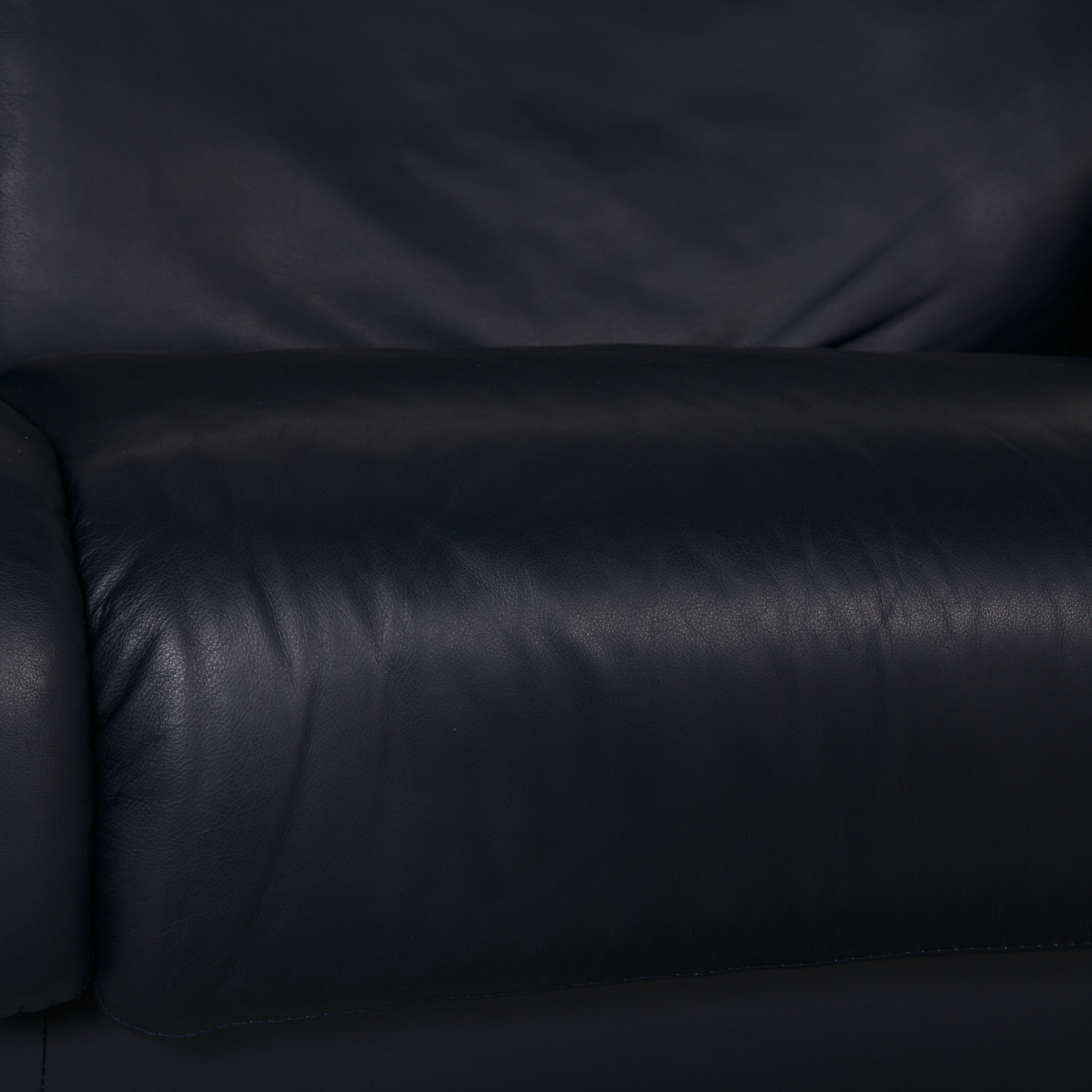 Paradise Sofa 2-Sitzer Leder Dunkelblau 3