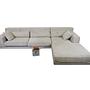 Modernes Sofa Récamiere Rechts Beige 4