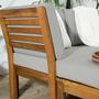 Loungesessel Akazie Massiv Taupe 5