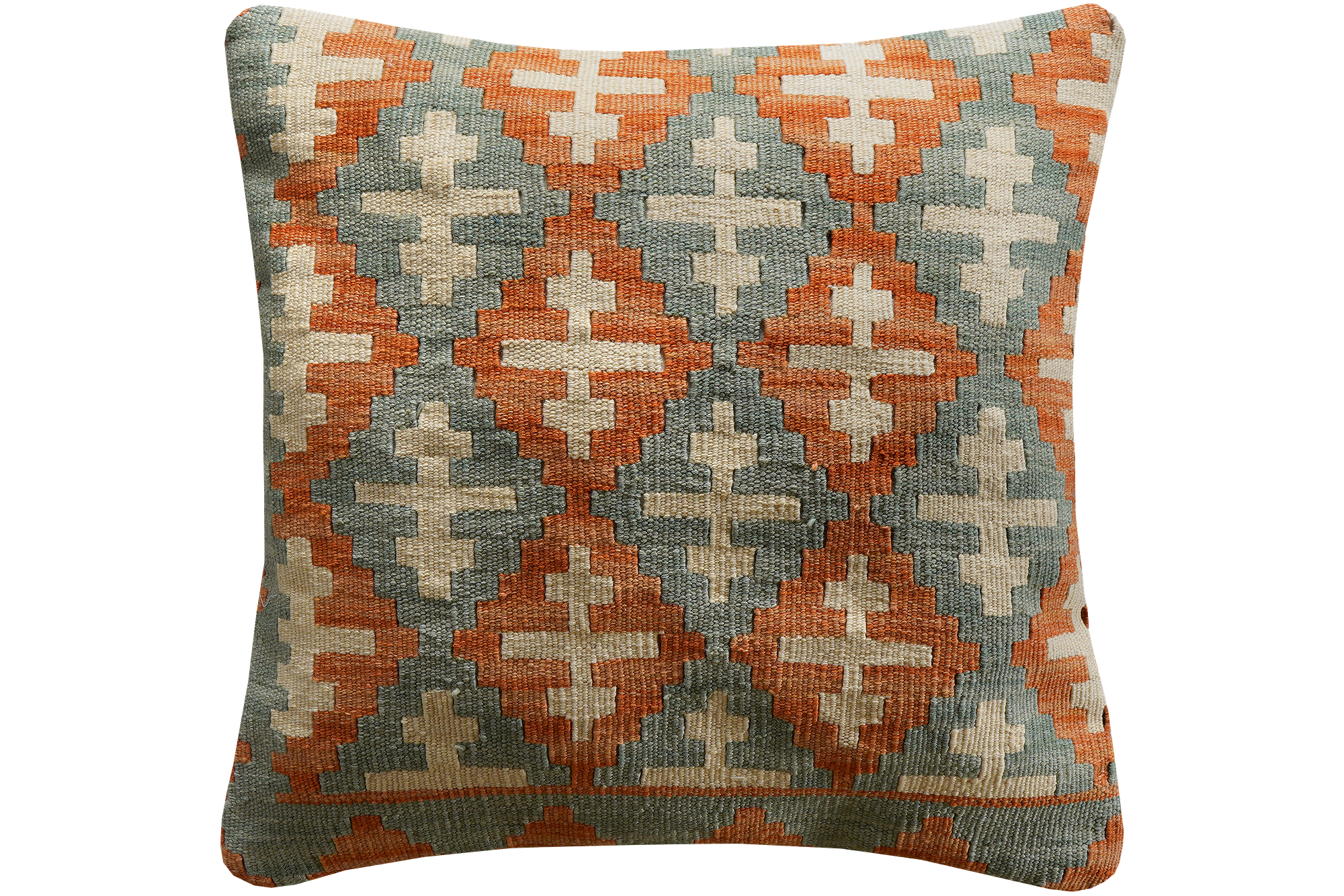 Kelim Kissen Wolle Baumwolle Mehrfarbig 0