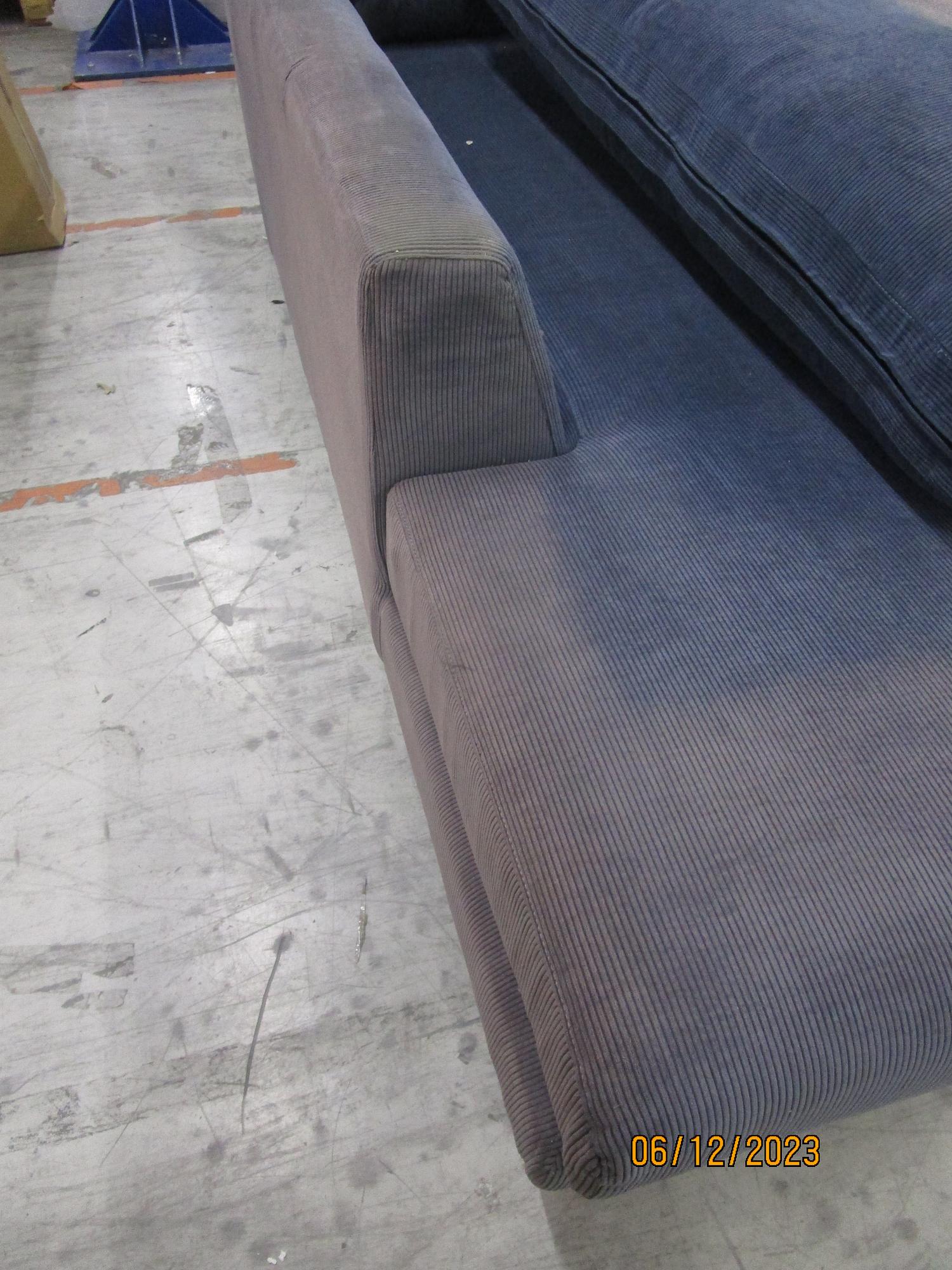 Douglas Sofa Récamiere Links Sorrento Steel Blau 8