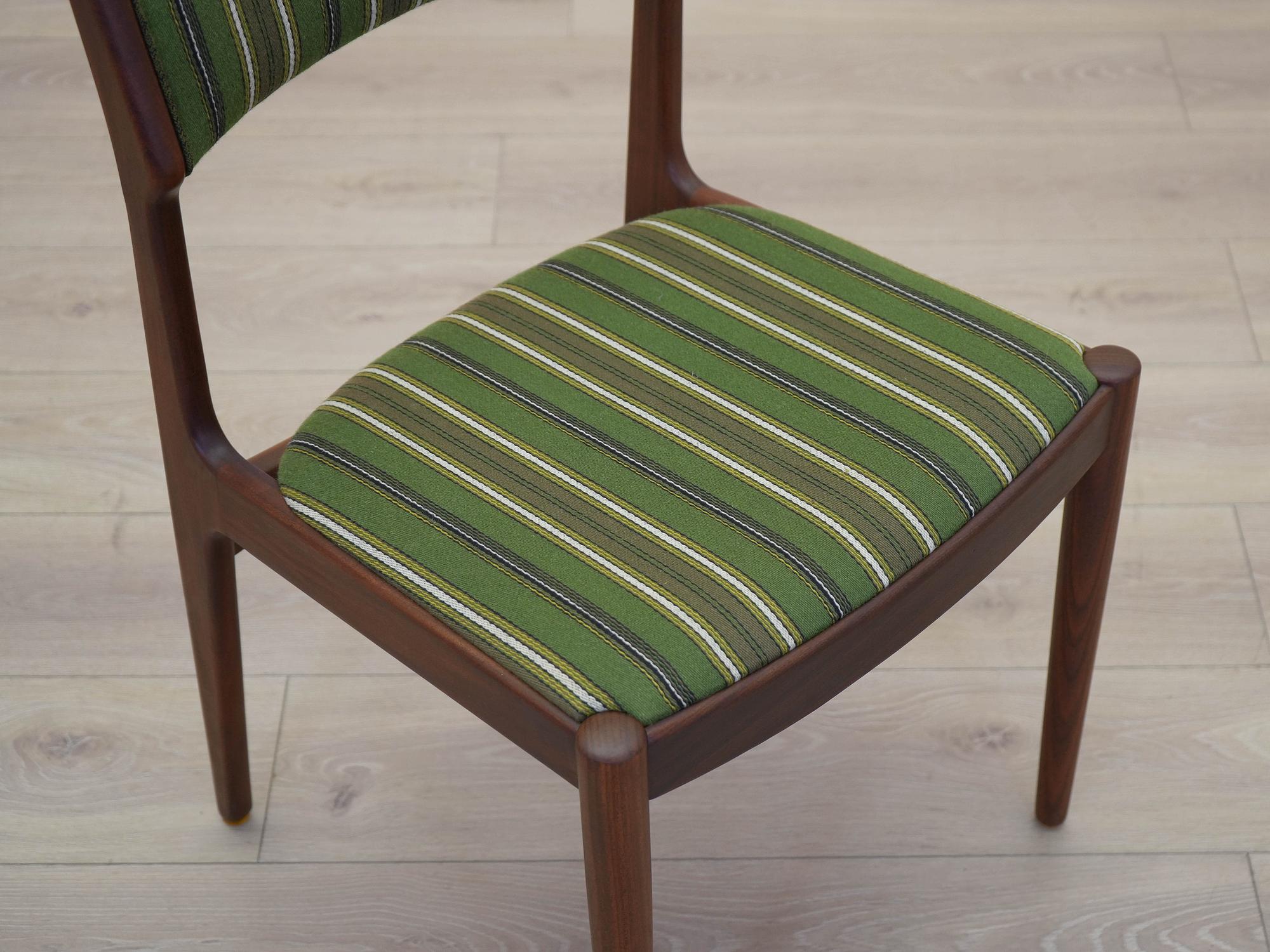 2er Set Teak-Stühle  1970er Jahre 8