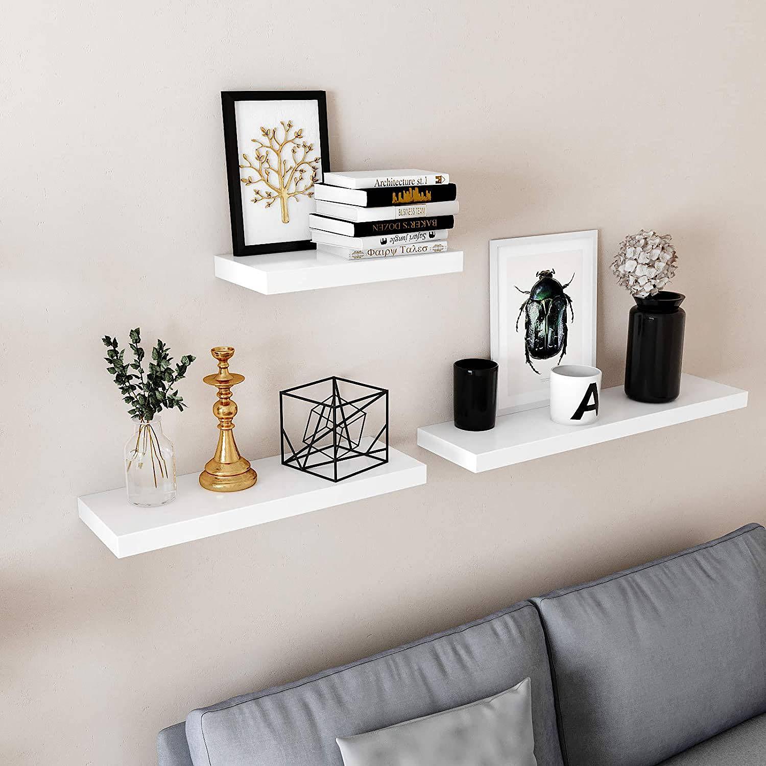 Wall shelf Cottondale White Width: 60 cm 2