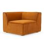 Dane 1-Sitzer Eckmodul Rechts Velour Matt Amber 0