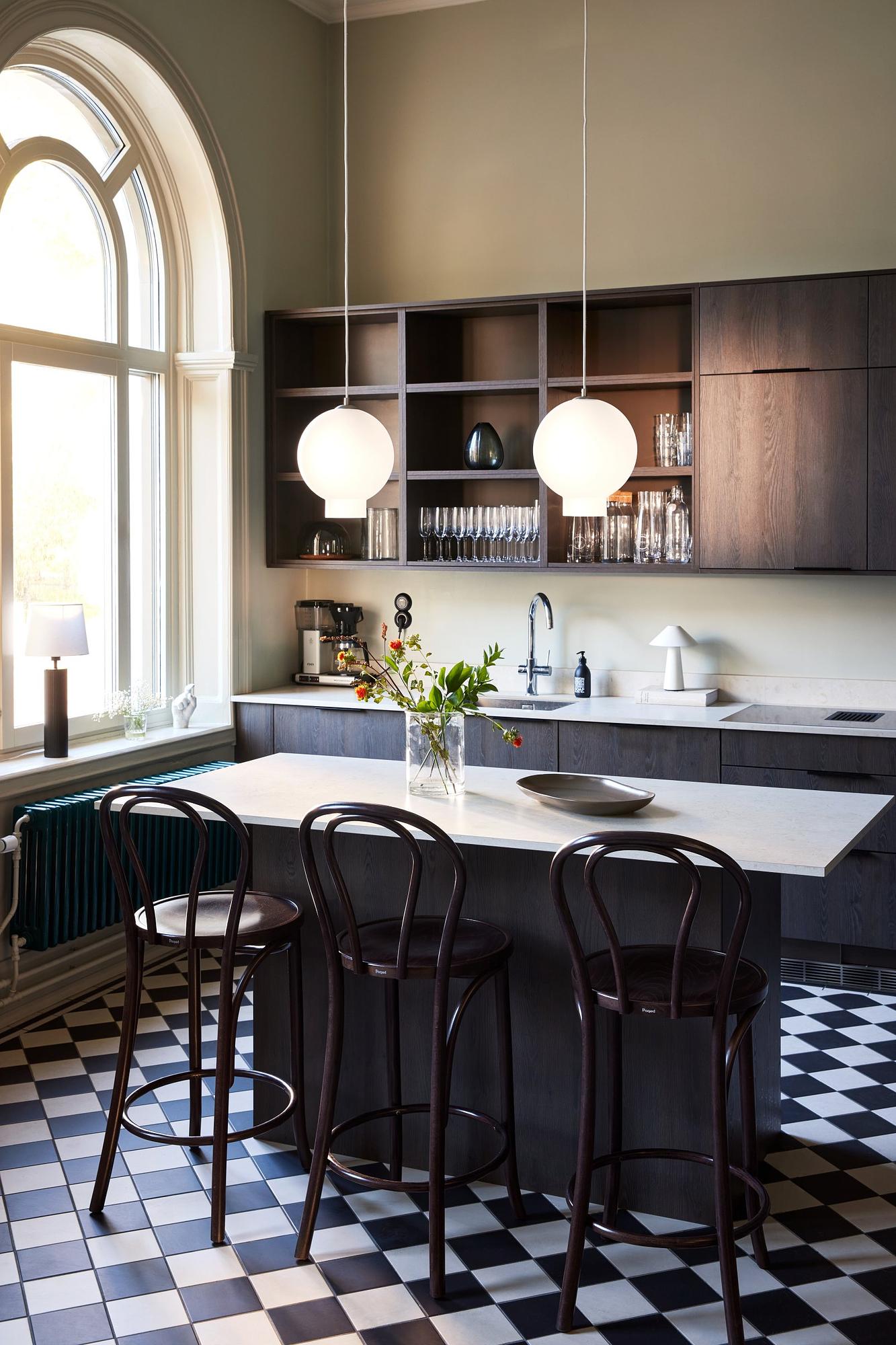 Bams Pendelleuchte Milchglas Weiß Ø 25cm 6