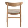 2x Huxford Esszimmerstuhl Massivholz Beige 4