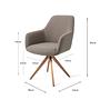 Hiroo Dining Chair Foggy Fusion 4