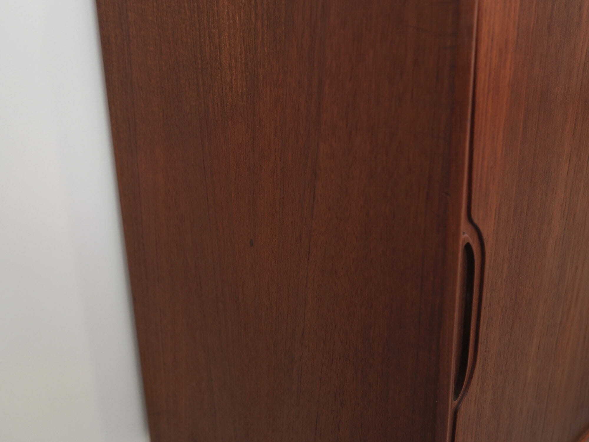 Vintage Highboard Teakholz Braun 1960er Jahre 7