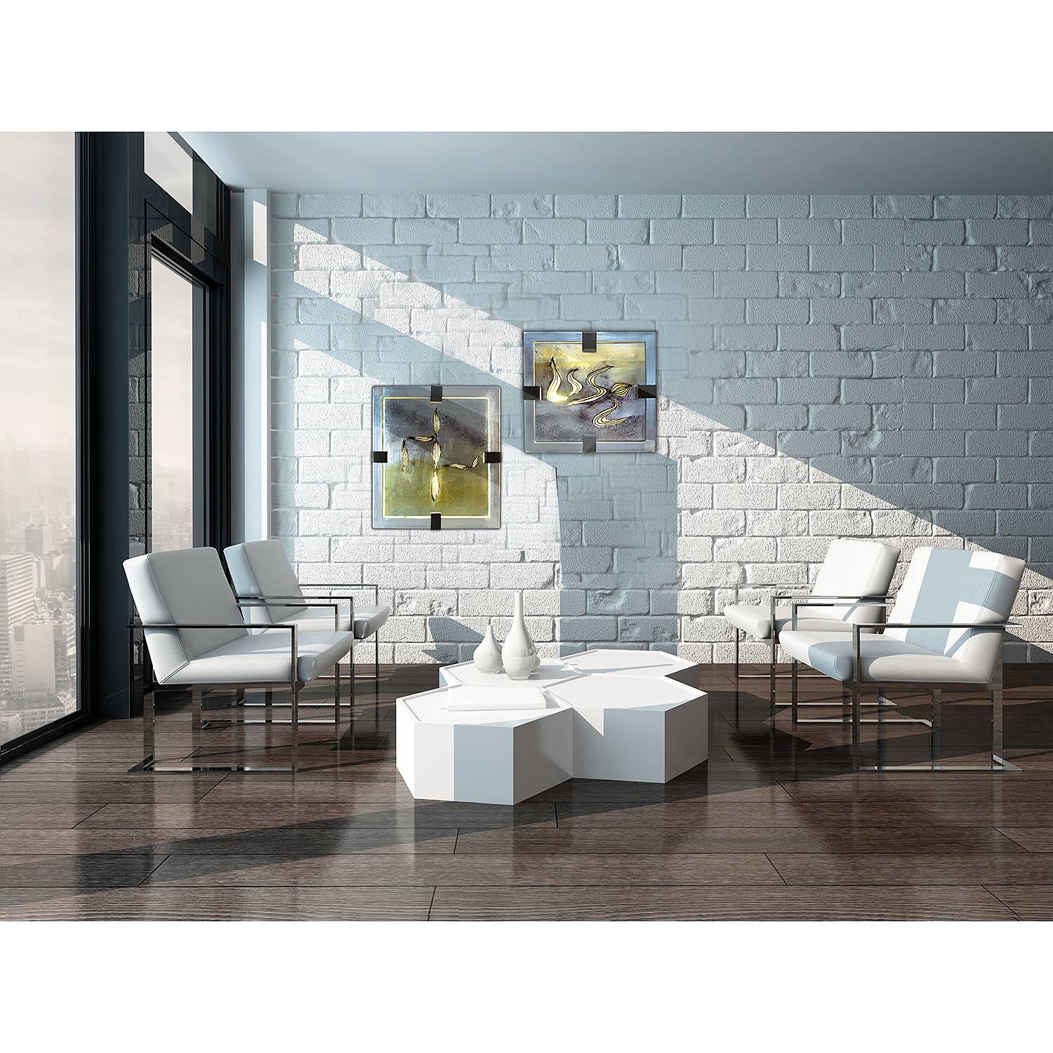 Dekoartikel Bankok Silber Metall 2