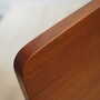 Vintage Bed Teak Wood Brown 1970s 6