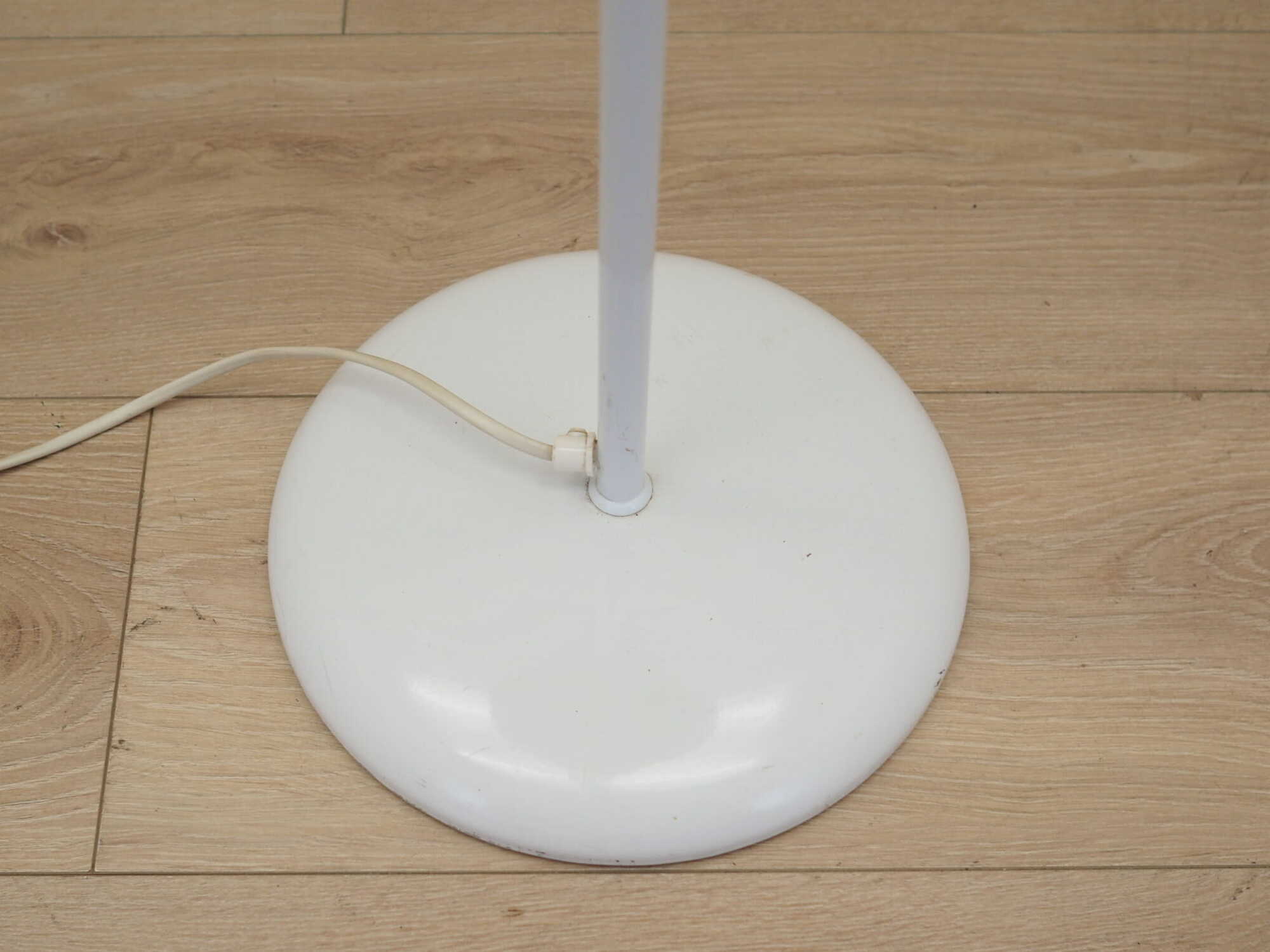 Vintage floor lamp Metal Fabric Green 1970s 9