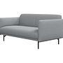 Berne Sofa 2-Sitzer Frisco-Stoff Hellgrau 1