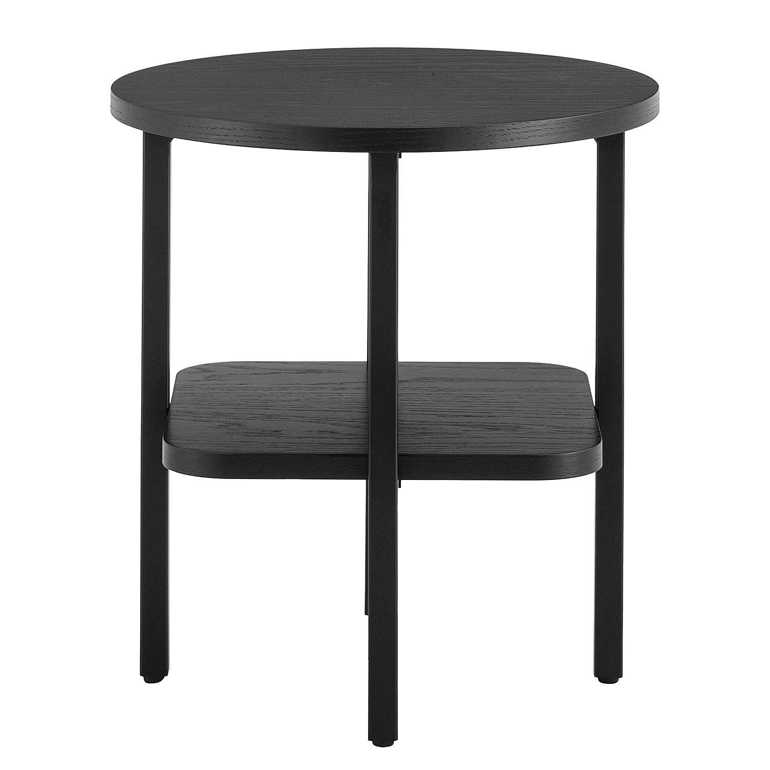 Beistelltisch ISAGO Metall Eiche Schwarz 2