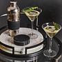 Mixology Set mit vier schwarzen Untersetzern
 4