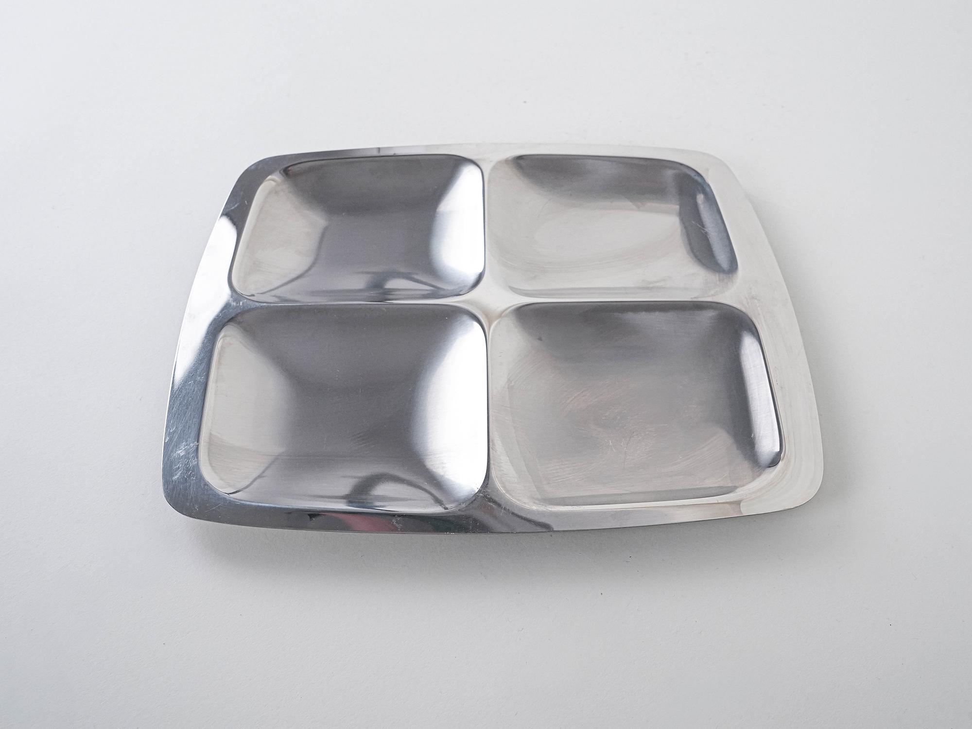 Servierplatte Silber  3