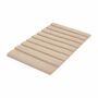 Badteppich Textil Sand 60 x 100 cm 1