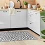 Outdoorteppich Recyceltes Material Schwarz 2