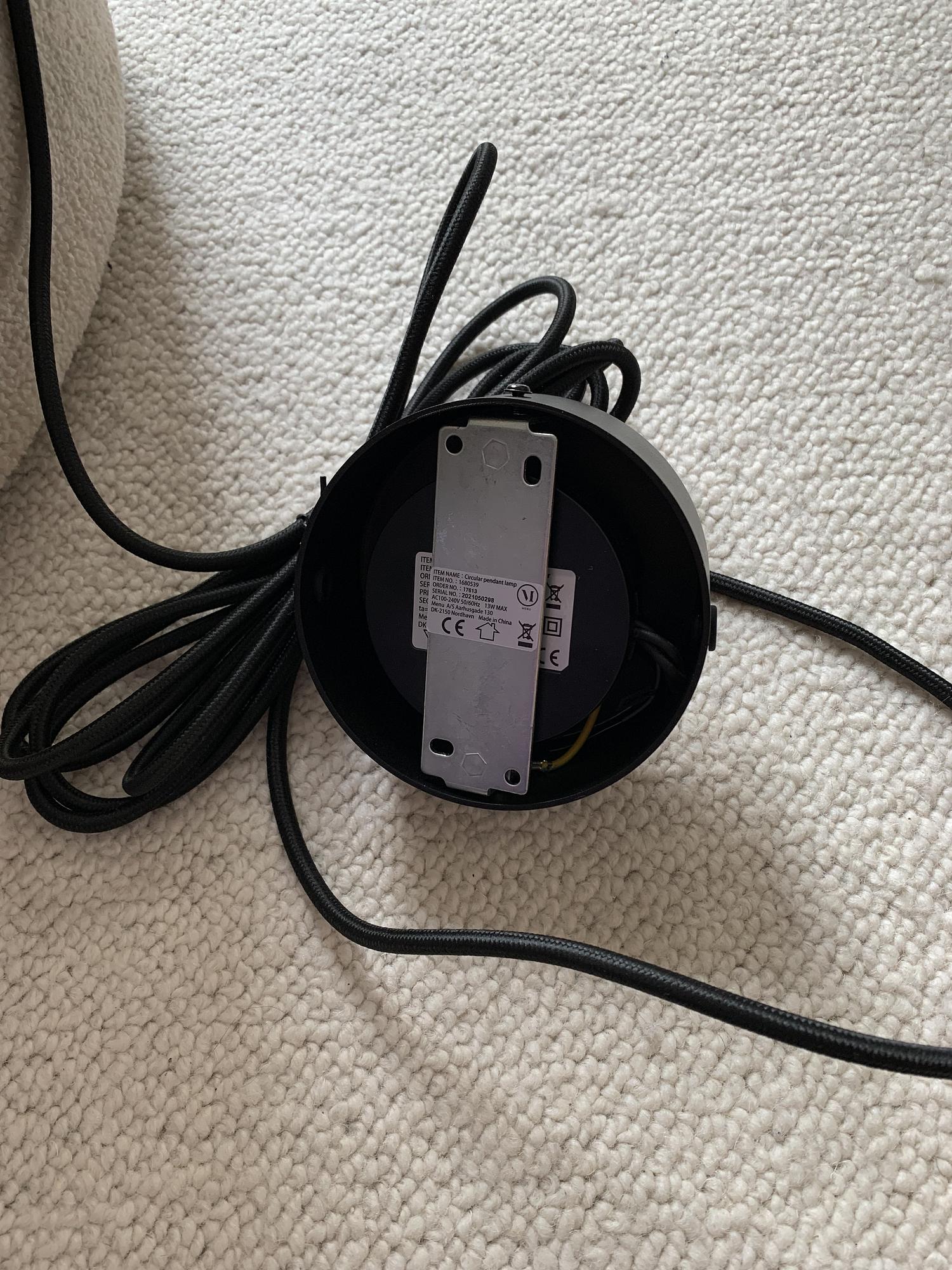 Pendant lamp Aluminum Black 2