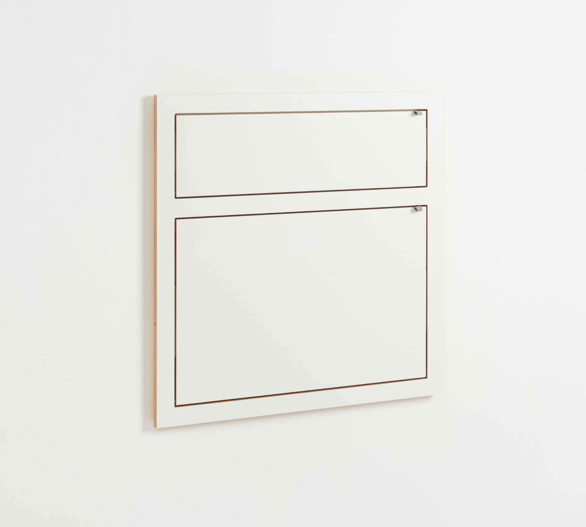 Fläpps Sekretär 80x80-2 Weiß 2