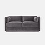 Haga Sofa 2-Sitzer Grau 1