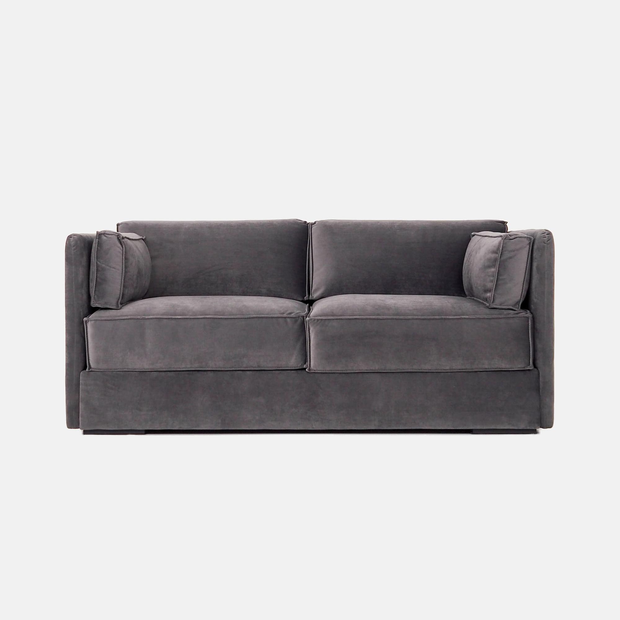 HAGA Sofa 2-Sitzer Grau 1