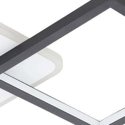 Gafares LED Deckenleuchte Metall Schwarz 3