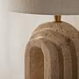 Table lamp Doris Beige 20x20x44cm 4