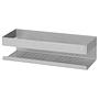 Wandablage Genova Edelstahl Matt Silber 0