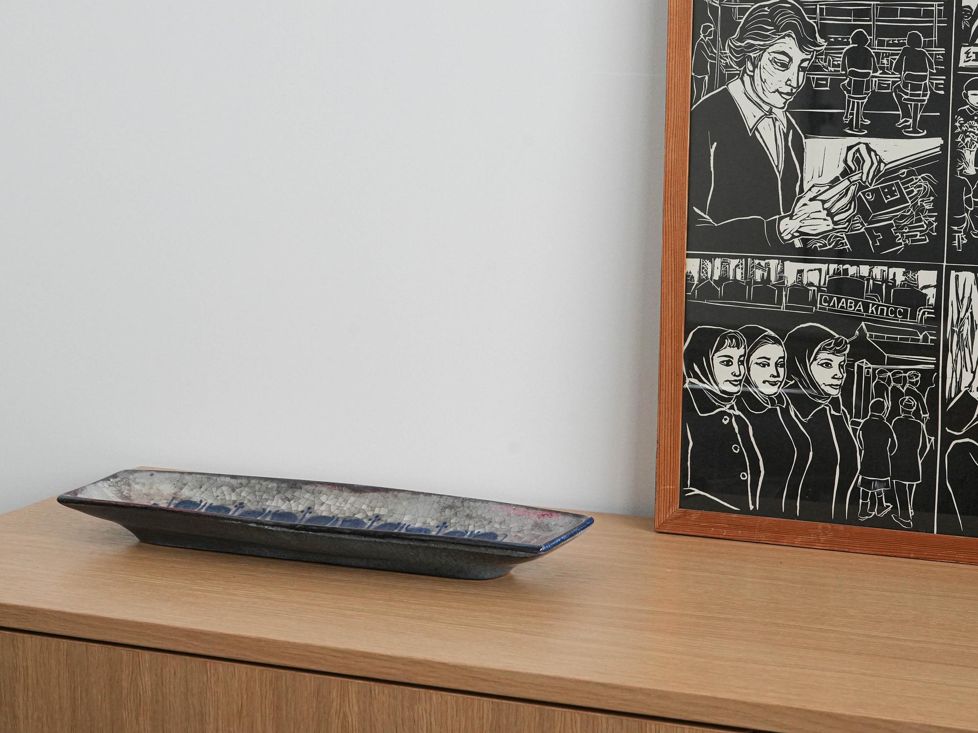 Ceramic Plate Anthracite 1