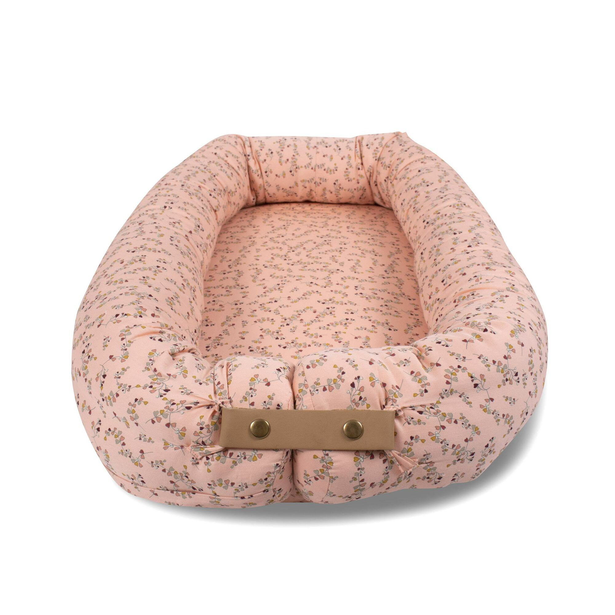 Botanical Love Babynest Bio-Baumwolle Rosa 3