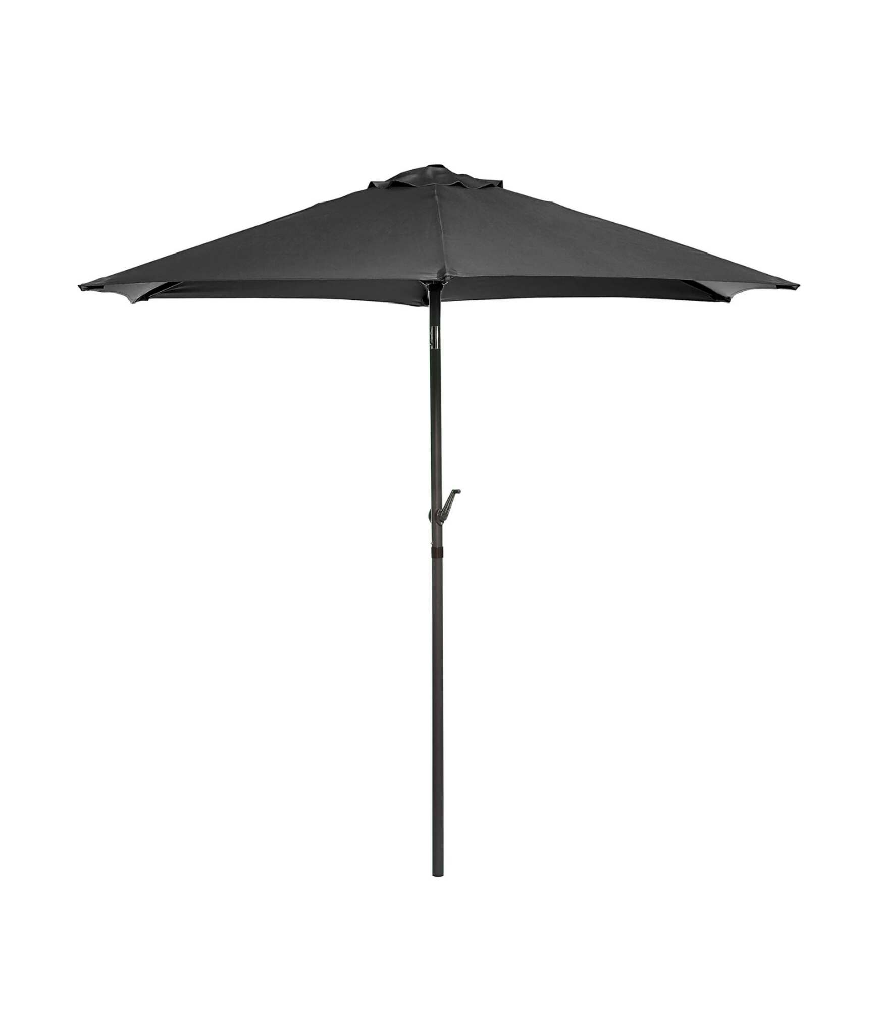 Sonnenschirm Kunstfaser Aluminium Grau 3