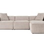 Sofa Récamiere Rechts Leinen Mocha 6