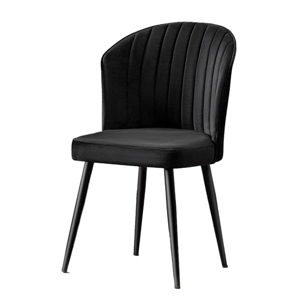 2x Rubi Dining Chair Black 4